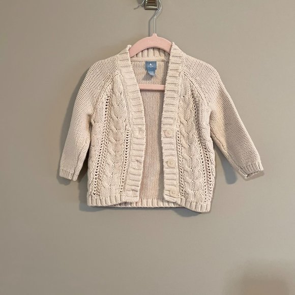 baby GAP 12-18m cardigan - beige - Picture 1 of 2